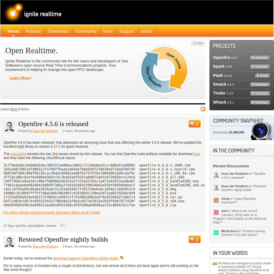 www.igniterealtime.org